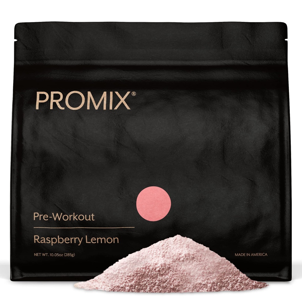 ProMix 营养 预研粉,Raspberry 柠檬 - 最大限度地聚焦 - 帮助肌肉增益,耐力和增强能量 - 维生素B12,咖啡因,Beta-Alanine & L-Tyrsosine - 30 services (Pack of 1).