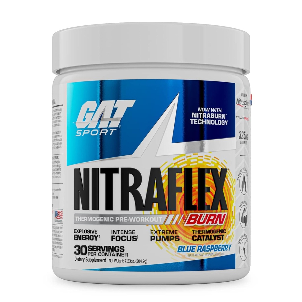 GAT Sport NITRAFLEX 燃烧,预选,蓝莓,30架
