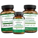 NAC + Omega-3 + B Complex Bundle – Immune,能量和心脏支持 → 抗氧化剂防脑,应激与健康