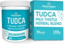 Flora Fusion Miller博士的TUDCA 与 Milk Thetle Extract,每架1000mg / service, Liver and Gallbladder Cleanse 补充,支持liver函数,90 Capsules(45天供应)