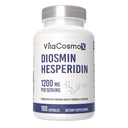 Diosmin Hesperidin 1200 mg Complex, 240 Capsules, Citrus Bioflavonoids Rich Fruit Extract, 100% Vegetarian, Non-GMO & Gluten Free (180 Count (Pack of 1))