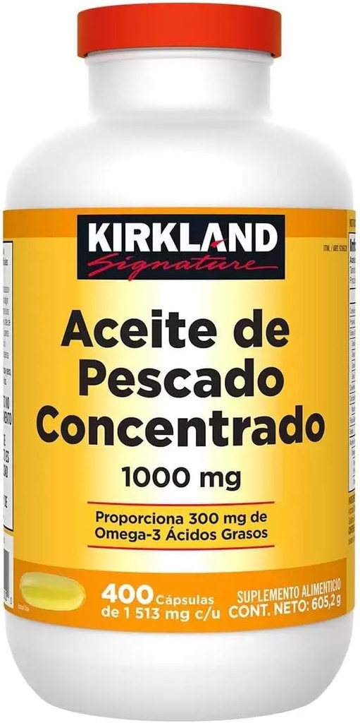 科克兰签名 鱼油 1000mg, 400count