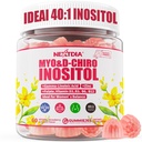 Inositol Gummies with Evening Primrose Oil for Women - 40:1 Ratio Myo-Inositol 2000mg & D-Chiro Inositol 50mg with Vit D3 B6 B12 & Zinc, Sugar-Free for Female Natural Balance & Wellness, Vegan (60ct)