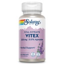 SOLARAY Vitex Berry 提取 225 mg - 妇女香草莓补充剂 - 传统荷尔蒙平衡支持 - 香草树 Berry - Vegan, Lab 验证 - 60 services, 60 Veg Caps