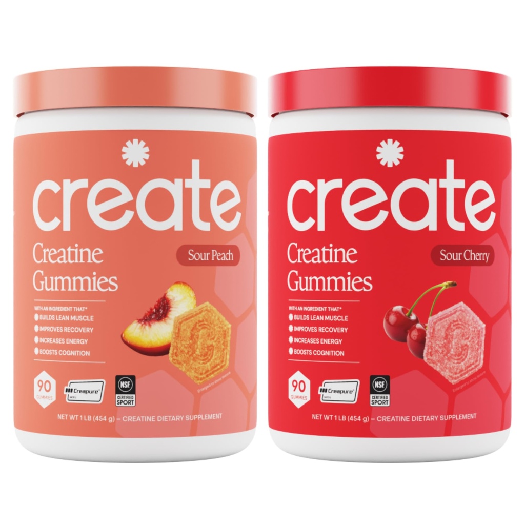 创建Creatine Monohdrate Gummys - Peach Pump Duo - Sour Peach & Sour Cherry - Creatine Gummys for Women & Men, NSF认证,第3党测试,抗映射公式,180 Counter(2-Pack) 互联网档案馆的存檔,存档日期2013-03-02.