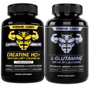 主实验室 Creatine HCl Capsules(60厘米) + L Glutamine(180厘米)