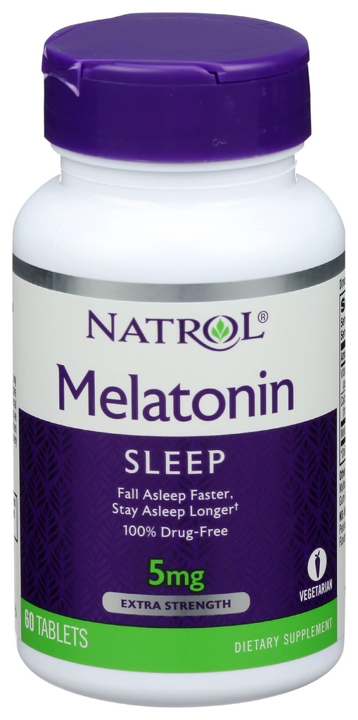 Natrol Melatonin, 5 Mg, 60 Tab