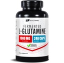 HealthFare L Glutamine 1000mg | 240 Vegan Capsules | Extra Strength Amino Acid Supplement | Supports Digestive Balance, Nutrient Absorption & Muscle Recovery | Non-GMO, Gluten-Free | Made in USA