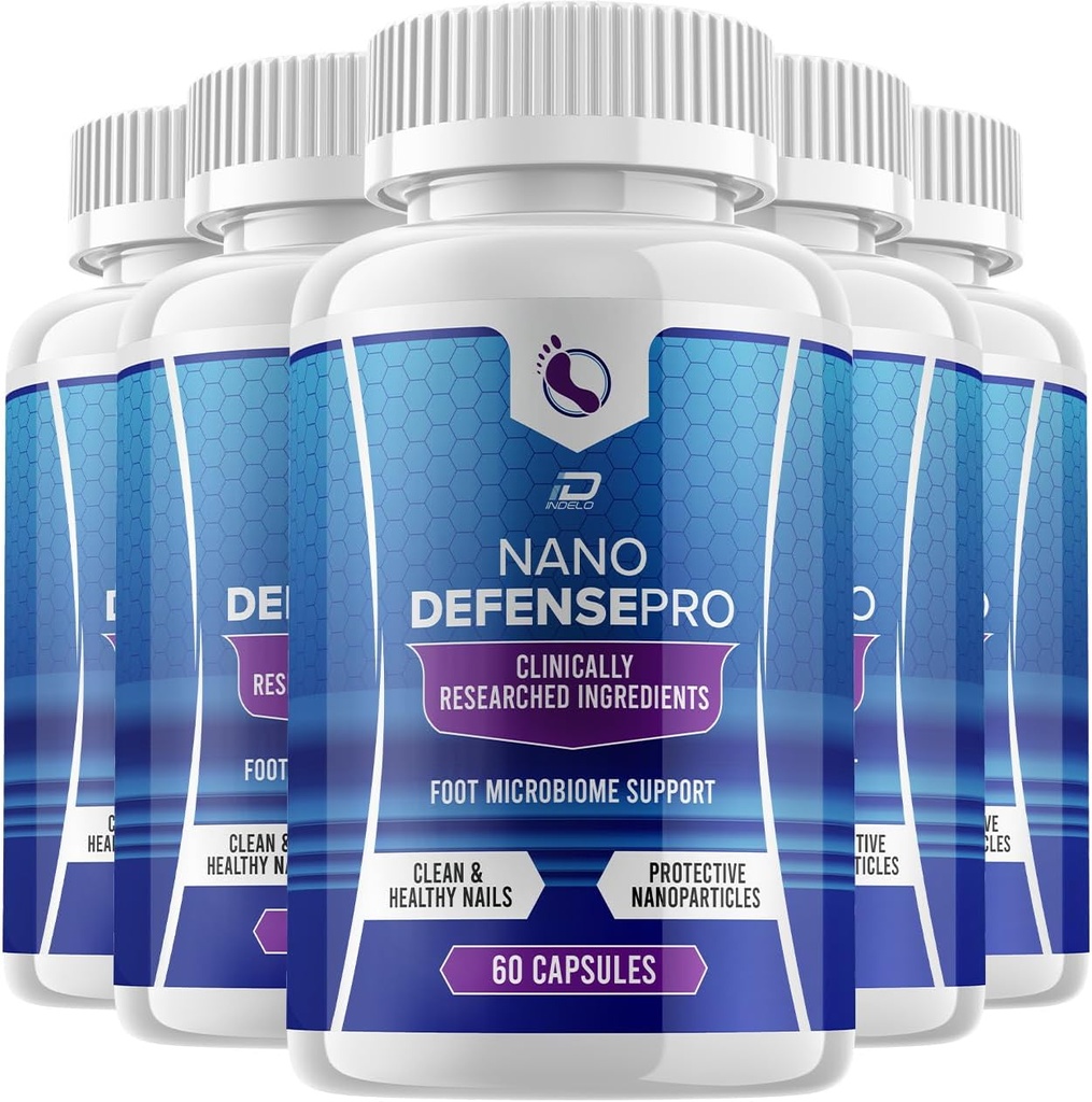 Nano Defense Probiotic 补充剂 - Nano Defense Pro Advanced For Framme for Health Nail Support Capsules 最高强度男性女性(5包 - 300卡普勒)