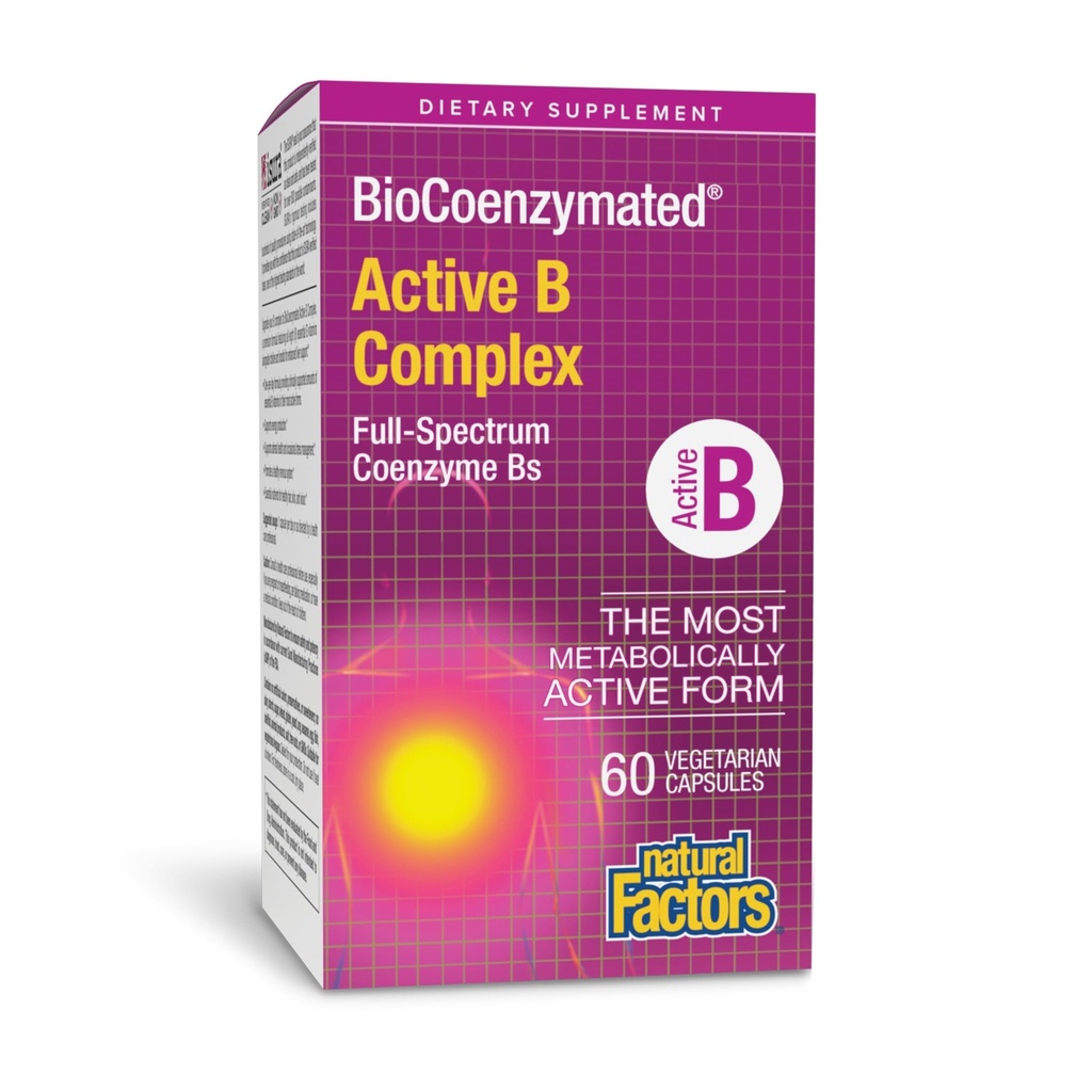自然因素,生物协同活性B综合体,60 Capsules(60架)