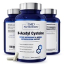 1MD 营养 NAC 补充 N-乙酰丙烯-NAC 600 mg - 抗氧化剂支持解毒剂和Glutathione 生产 - N 乙酰丙烯-肺部健康呼吸补充 60 Capsules