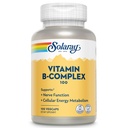 SOLARAY维生素B Complex 100mg - 细胞能量,神经和心脏健康支持 - 供应所有8B 复合维生素 - 维生素B12, B1, B2, B3, B6, Niacin, Folic Acid and Biotin - Vegan, 100 services