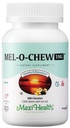 Maxi Health Melatonin 1 mg Chewable - 睡眠援助 Melatonin鼓励自然睡眠 - 非哈比特成形补充 Enzymax 快速动作支持 Kosher (200单位)