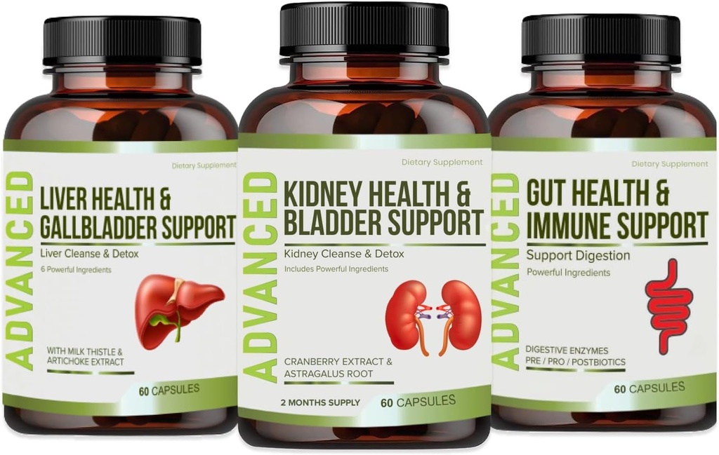 Kidney Cleanse Detox & Repair and Bladder Support- Kidney Support Supplement for Kidney Restore With Chanca Piedra,Cranberry, Juniper Berries for Kidney Detox and Bladder Health.60 Day Supply