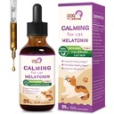 猫·梅拉托宁 自然冷却滴 支持堕落 沉睡 健康睡眠 草药提取 放松 补充 L-Theanine, Valerian, Catnip, Passion Flower and Chamomile. 2 oz