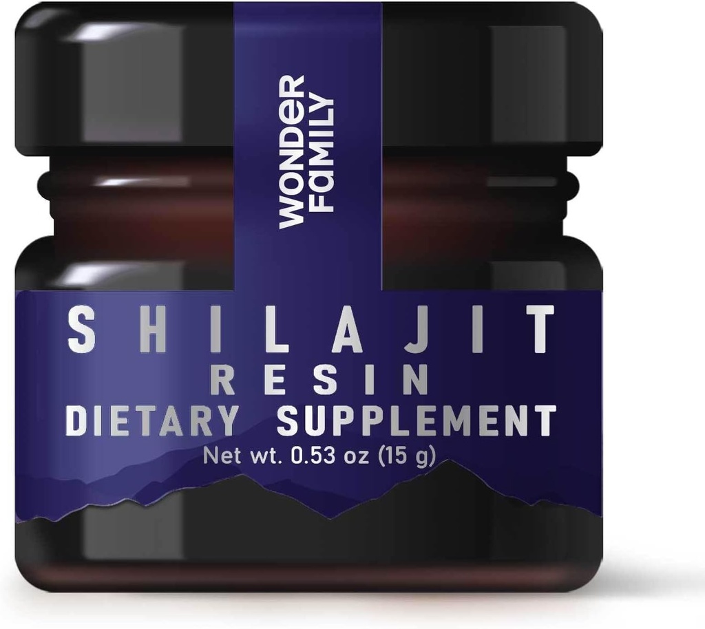 纯喜马拉雅Shilajit Resin - 天然的Shilajit Resin with Fulvic Acid & Trace Minerals Supplements - 纯喜马拉雅Shilajit 男性纯喜马拉雅 Shilajit 女性纯喜拉雅 – Shilajit Supplement 1 Pack
