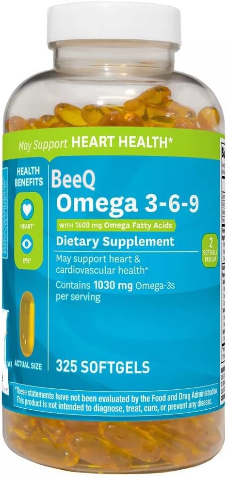 Omega 3-6-9 饮食补充(325 ct.)