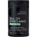 Sports Research® Oil of Oregano 9500mg w/Black Seed Oil & Coconut MCT Oil - Antioxidant Combination Supplement Rich in Thymoquinone & Carvacrol - Gluten Free · Non-GMO - 60 Softgels
