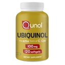 Qunol 100mg Ubiquinol, 用于心脏和血管健康的强抗氧化剂, 能源生产的基本原理, 天然补充活性形式 Coq10, 120 Counter