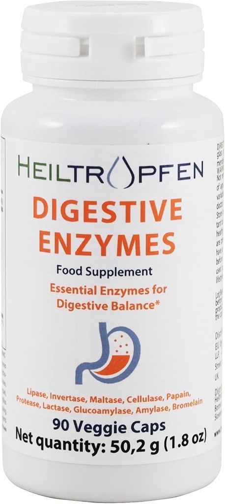 海尔特罗普芬消化酶 90 Veggie Capsules 饮食补充
