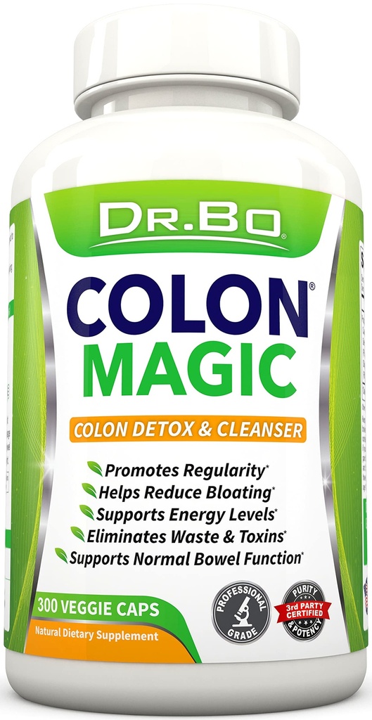 Colon Cleanse Detox Formula - Natural Bowel Cleanser Pills for Intestinal Bloating & Fast Digestive Cleansing - Daily Constipation Relief Supplement Gut, Belly, Stomach - Women Men Herbal Weight Flush