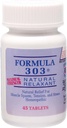 Dee CEE Labs Formula 303 最大强度平板电脑,45 平板电脑; Sore Muscles, Passion Flower 和 Valerian root 的全自然含有镁