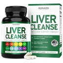 Liver Cleanse Detox & Reference (27 in 1 Formulament - Milk Thetle, Dandelion Root, Turmeric, Artichoke Except & More) - 解毒Cleanse 补充, 对成年人的liver支持, Vegan - 60 Capsules