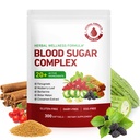 Blood Sugar Complex Supplement | 20+ Active Herbs-Berberine, Cinnamon, Bitter Melon, Mulberry Leaf, Fenugreek, Vitamins for Immune/Metabolism/Balance/Energy, Blood Sugar Level Support | 300 Softgels