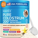 MAREE Colostrum 补充 -- -- 女性和男性的Bovine Colostrum Power for Gut Health -- -- 草药Colustrum Immune 支持补充 -- -- L Glutamine 女性的Got Health -- -- Calostro Bovino Para adoros