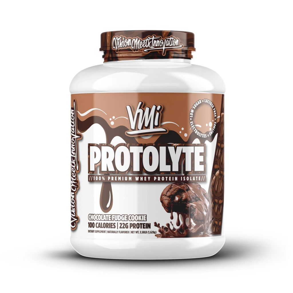 VMI Sports | ProtoLyte Whey Isolate Protein Powder | Low Calorie Whey Protein Powder for Weight Loss | Protein Powder for Muscle Gain | Digestive Enzymes | Non-GMO (Chocolate Fudge Cookie, 4.6 Pounds)