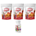 BariatricPal 90天Bariatric Vitamin Bundle(多维他命一日一号)! 带有45mg铁和钙的盖子 Citrate Soft Chews 500mg 与 Probiotics - 焦糖苹果)
