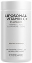 编码: Liposomal 维生素C+ 白金 - 1000 Mg 维生素C 维生素C 维生素, Glutathione, NAC(N Acetyl Cysteine),Resveratrol, CoQ10, Rutin, 长老莓, Quercetin, Rosehip, Citrus Bioflavoids - 180 Capsules