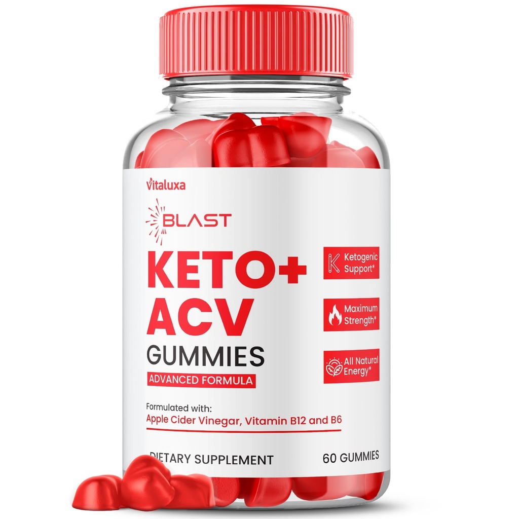Blast Keto ACV Gummies, KetoBlast Keto+ACV Advanced Vitamin Supplement Max Strength 1000MG Premium Management Support Formula, KetoBlast KetoACV Gomitas All Natural Ingredients Energy (60 Ct)