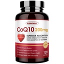 ZEBORA CoQ10-200mg-Softgels with PQQ, BioPerine & Omega-3, 120 services Coenzyme Q10(Ubiquinone) 高吸附剂,强抗氧化剂,支持心脏和能量生产的补充