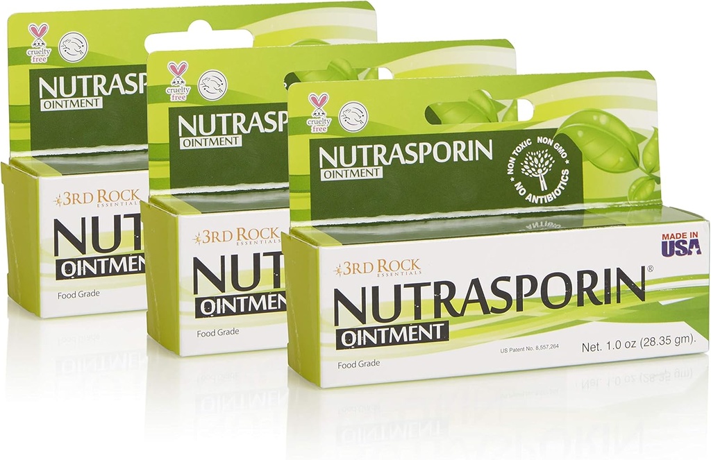 3rd Rock Business – Nutrasporin Silver Ointment – 非有毒石油 无抗生素急救 Ointment – All Natural Personal Care (1.0 oz – 3 Pack) 互联网档案馆的存檔,存档日期2013-07.