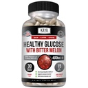 Kaya Naturals Healthy Gluco with Bittermelon Supplement | Support Healthy Levels and Function, 20 Herbs Vitamins and Minerals, Alpha Lipoic Acide, Cinnamon, Vitamin C & E, Non-GMO (30 Count)