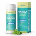 Oral Probiotics for Bad Breath & Mouth for Adults 10 Billion CFU - Dental Probiotic Supports Fresh Breath - Dental Plaque & Cavity Prevention - for Gum & Teeth Care - 60 Lozenges Mint Flavor