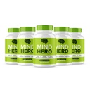 (5 Pack) Mind Hero Brain Supplement Capsules, Official Mind Hero Nootropic Focus Support, MindHero Advanced Formula Brain & Memory Support, MindHero Pills for Overall Health & Wellness (300 Capsules)
