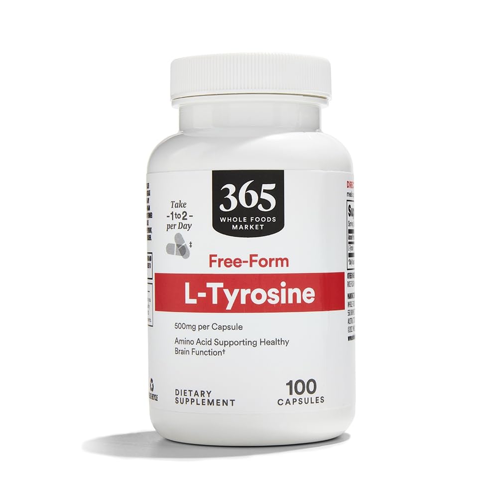 365 由全食品市场,L Tyrosine 500Mg,100 Capsules公司制作