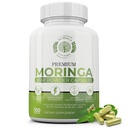 Moringa Capsules – 100% Pure Moringa Powder, Vegan Superfood Supplement for Energy, Immunity, Digestion & Vitality – Rich in Vitamins, Antioxidants & Minerals – Non-GMO, Gluten-Free – 100 Vegan Caps