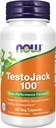 Now Foods Supplements, Testo JackTM 100 with LJ100®, Tongkat Ali (Eurycoma longifolia), Tribulus 和 ZMA®, 60 Veg Capsules 的强大标准化摘录