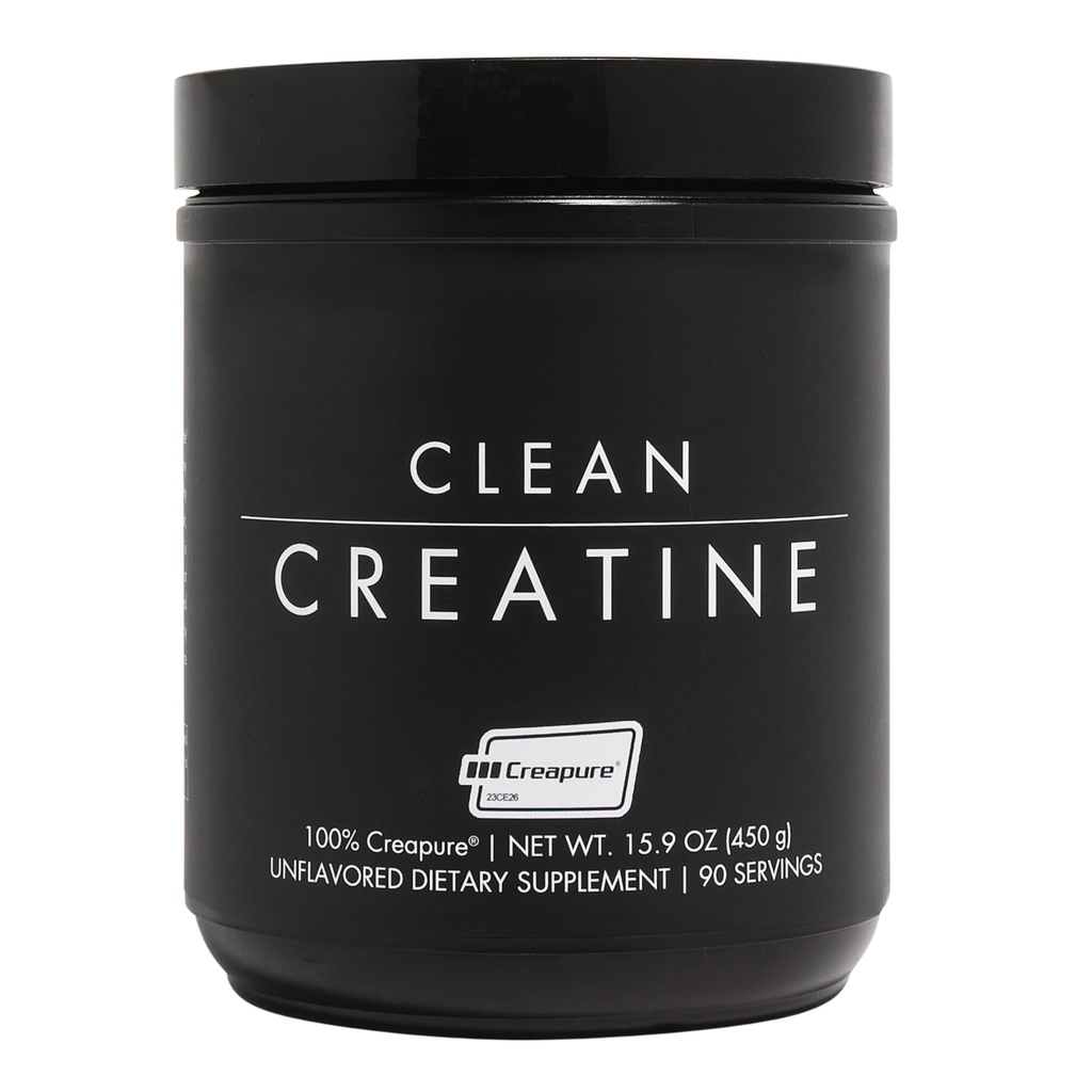 CLEAN Creatine - 100% Creapure® Creatine Monohydrate Powder for Muscle Health, Performance and Conditive Supports - 由NSF 认证的第三党 90 服务 QQUUVAN, KETO, 和Gluten-Free
