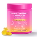 BURMINY 她的汁液女性亲生素Gummys,Premium女性平衡性亲生素与滑石精灵换妇女的pH平衡与新鲜度 — 支持每日健康与舒适 60 Pineapple Gummys