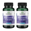 Swanson Potassium Citrate - 矿物补充促进心脏健康和能源支持 - 具有天然成份的Aids Optimal Nerve & Kidney功能 - (120卡普尔,每包99毫克)