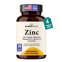 锌30mg 与铜,硒和维生素D3 → 120 Capsules → 镁,维生素B6, Biotin → 男女可吸收锌补充物 → 乳腺健康、皮肤、毛发、钉子支持