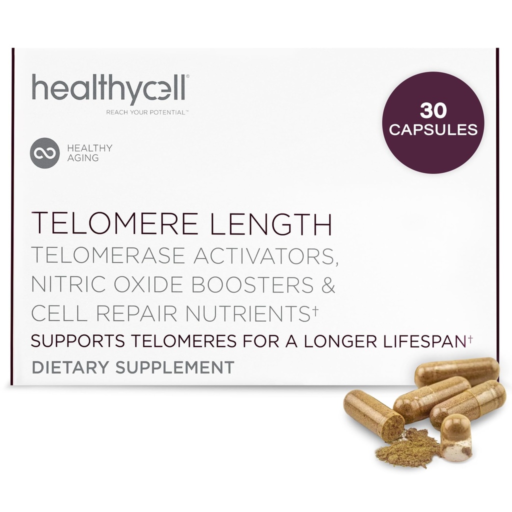 HealthyCell Telomere Length Supplement - AC-11, Astragalus & Resveratrol