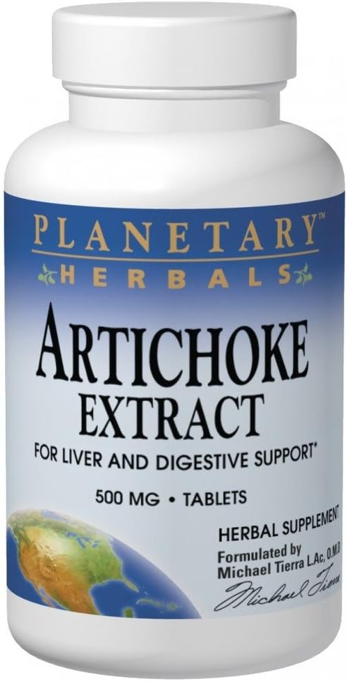 行星草药 Artichoke 提取500mg, 120平板