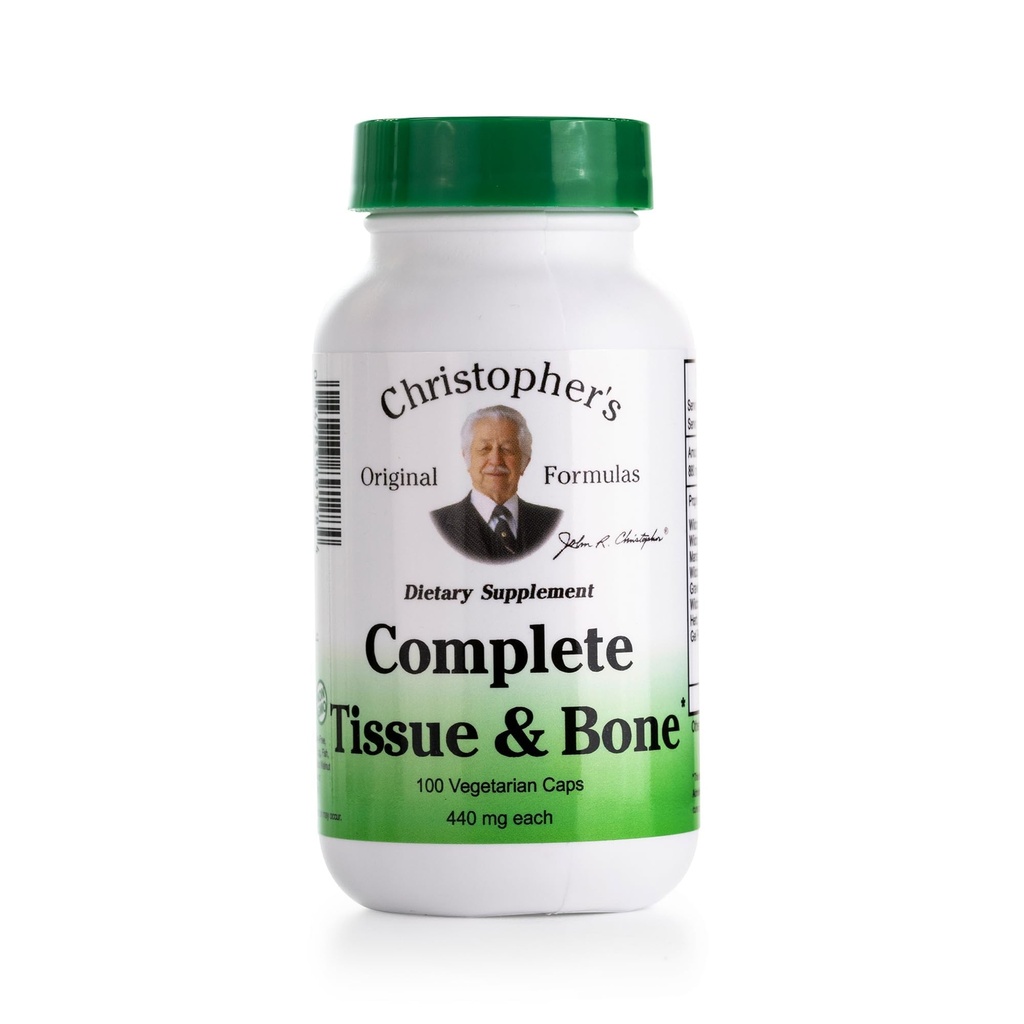 克里斯托弗的原始公式 完整的组织与骨制公式 — 100 Veg Caps QQ 草本支持 Bones & Connective 组织