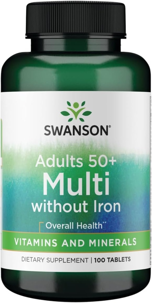 Swanson Geromulti 无铁(老年人多维特敏) 100 Tabs