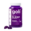 Goli Dreamy Sleep Gummy - 60 Counter - 梅拉图宁,维生素D,镁,和柠檬鲍姆提取 - Gelatin-Free,Gluten-Free,Vegan & Non-GMO